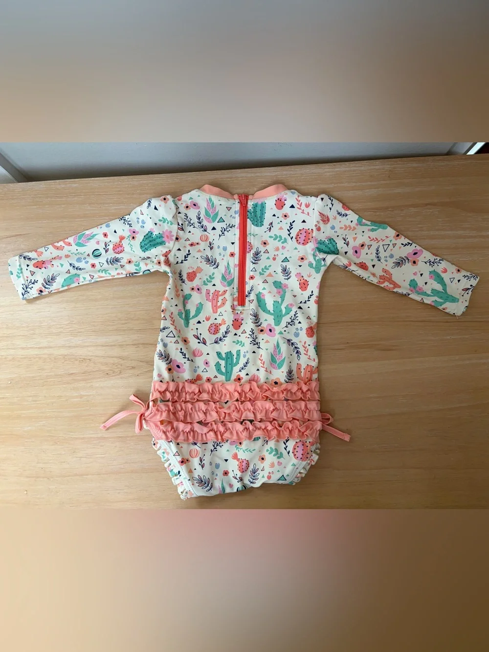 Ruffle Butts  Kids Swim Rashguard Sz 12-18m EUC